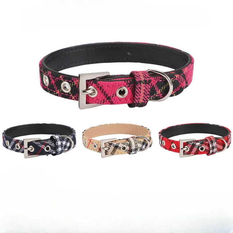 Pet Supplies Coupon - Pet Collar Scottish Plaid Dog Collar