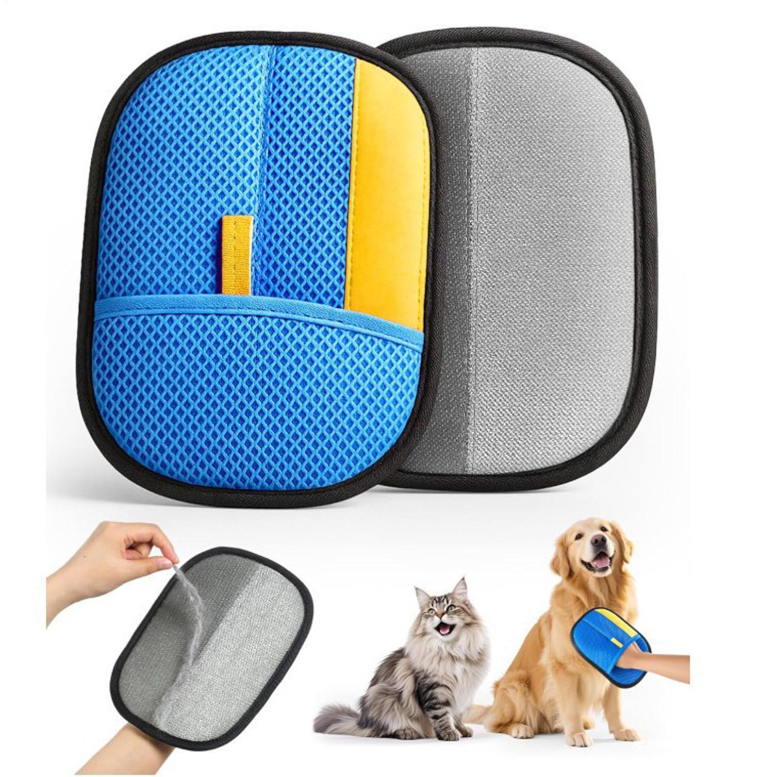 Pet Grooming Glove - Pet Hair Remover Gloves Electrostatic For