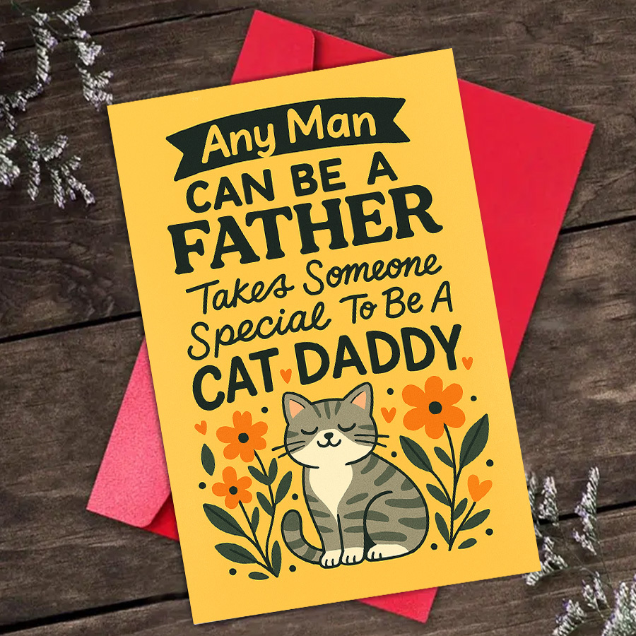 1Pcs Father's Day Greeting Car - đánh giá và giá Pet Supplies Gift Card