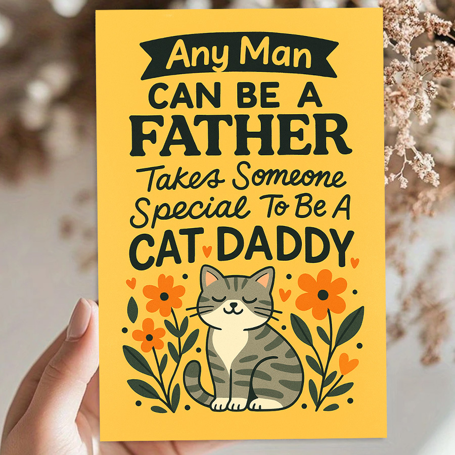 1Pcs Father's Day Greeting Car - đánh giá và giá Pet Supplies Gift Card