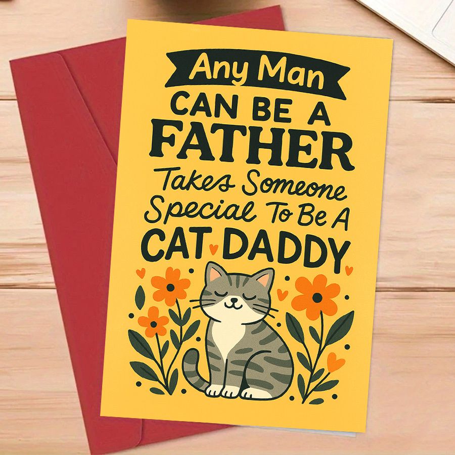1Pcs Father's Day Greeting Car - đánh giá và giá Pet Supplies Gift Card