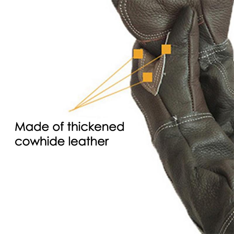 Pet Gloves Cowhide Leather Ant - đánh giá và giá Pet Grooming Glove