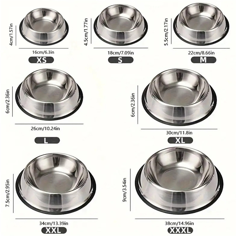 Non-slip Stainless Steel Dog B - đánh giá và giá Pet Supplies Dropshipping