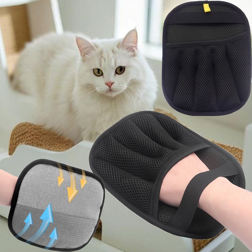 Two-way Pet Hair Removal Glove - đánh giá và giá Pet Grooming Glove