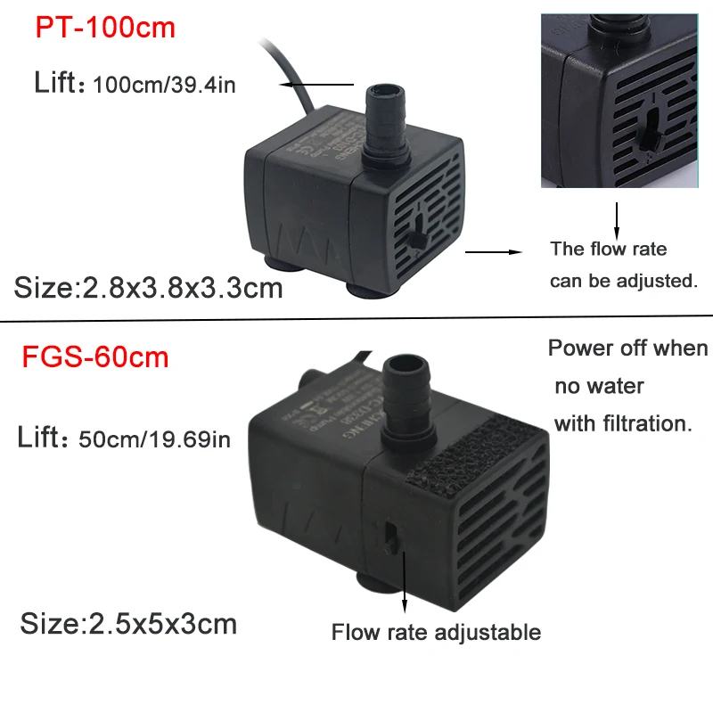 USB Aquarium Submersible Water - đánh giá và giá Aquael Filter Fzn
