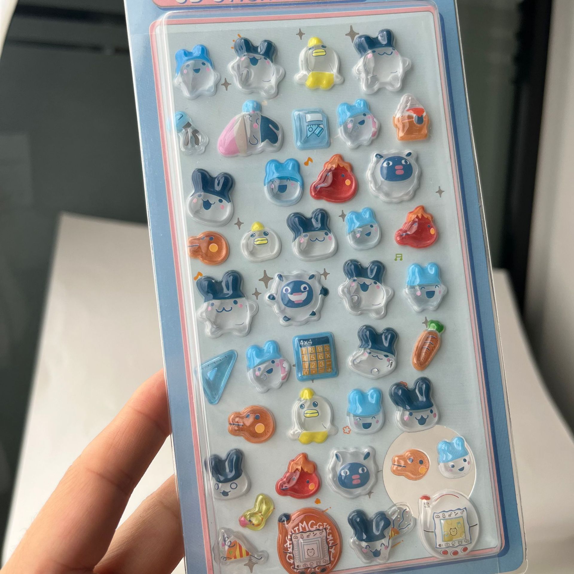 Cute Tamagotchi 3D Puffy Stick - đánh giá và giá Pet Supplies Delivery