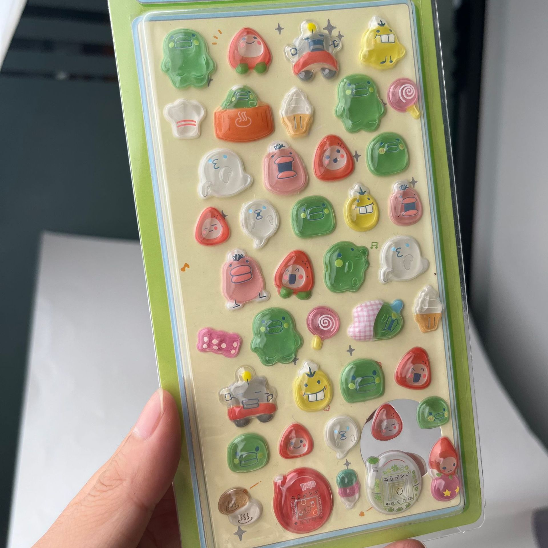 Cute Tamagotchi 3D Puffy Stick - đánh giá và giá Pet Supplies Delivery