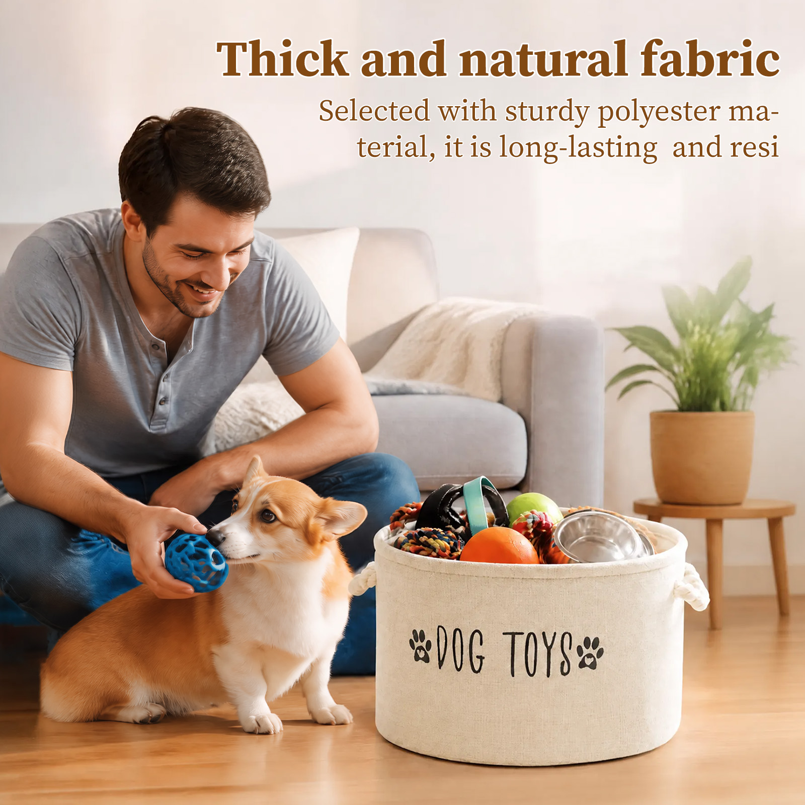 Pet Toy Storage Basket Dog Cat - đánh giá và giá Pet Supplies Coupon